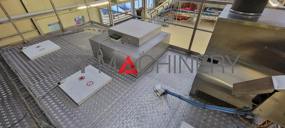 Used 2008 Krones Volumetic 72 valve PET Filler/Capper