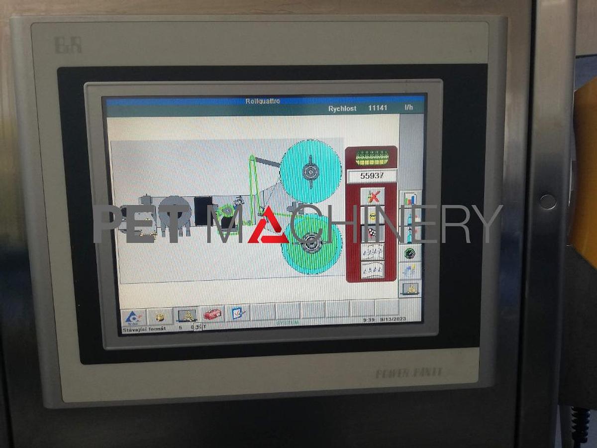 Used 2015 Sidel Rollquattro F15 Roll-fed Wraparound Labeller