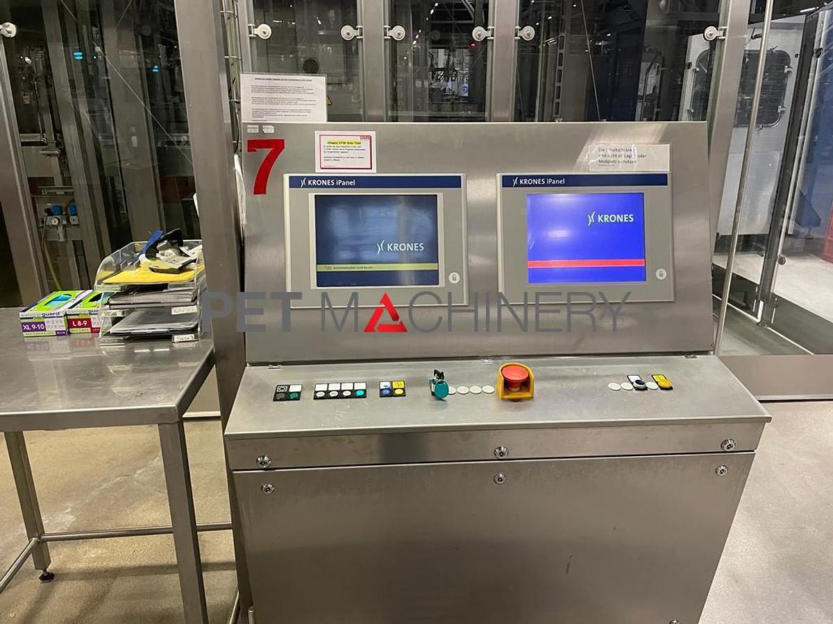Used 2010 Krones Ultra Clean PET Bottling line for CSD, Cider, Water