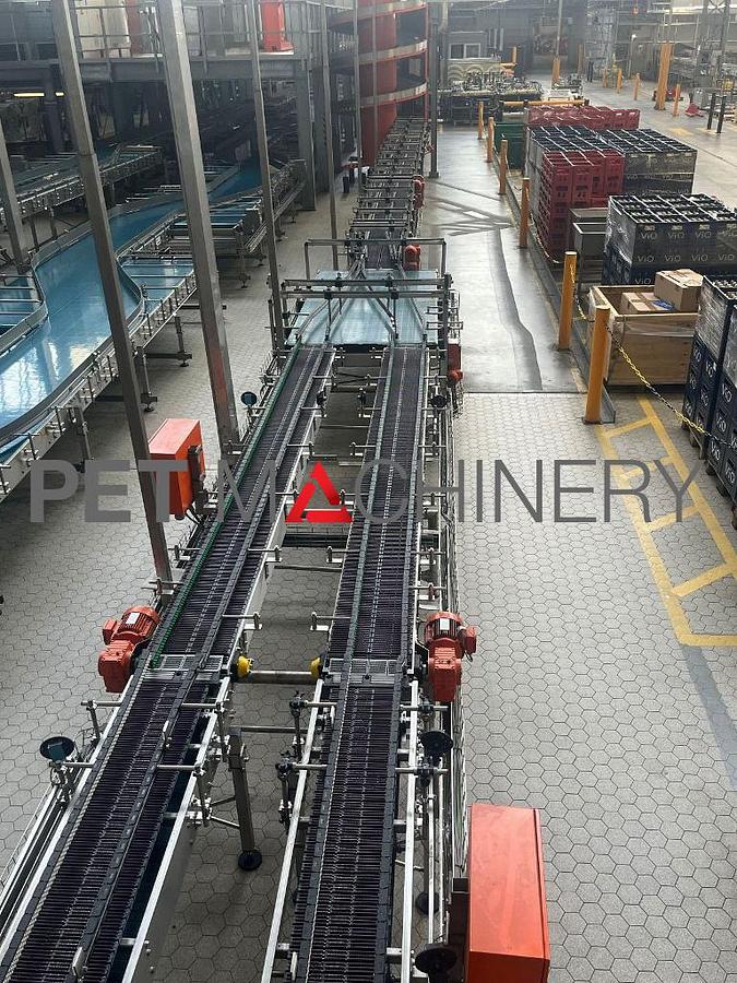 Usado 2006 Kisters / Strema Sistema de paletización de botellas PET