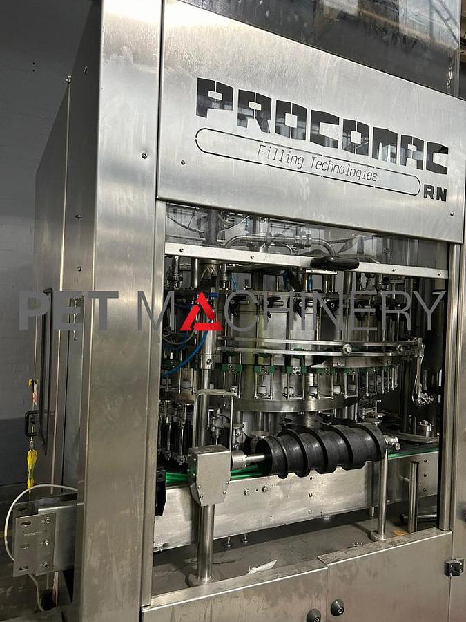 Used 1999 Poggio Rinser / Procomac Filler / Arol Crown capper for Glass Bottles