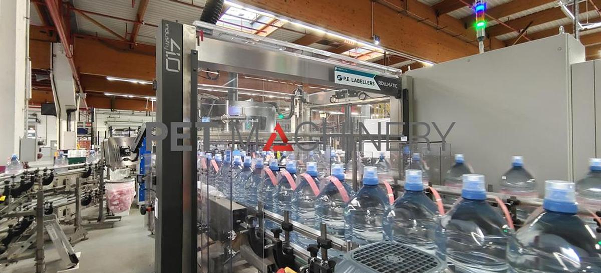 Used 2022 Complete SMI Bottling Line for Still Mineral Water in 6.0L PET bottles