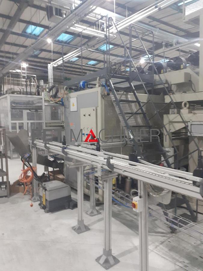 Usado 2018 Magic ME-L20/D-T35-LS Máquina de moldeo por soplado de doble estación de extrusión totalmente eléctrica