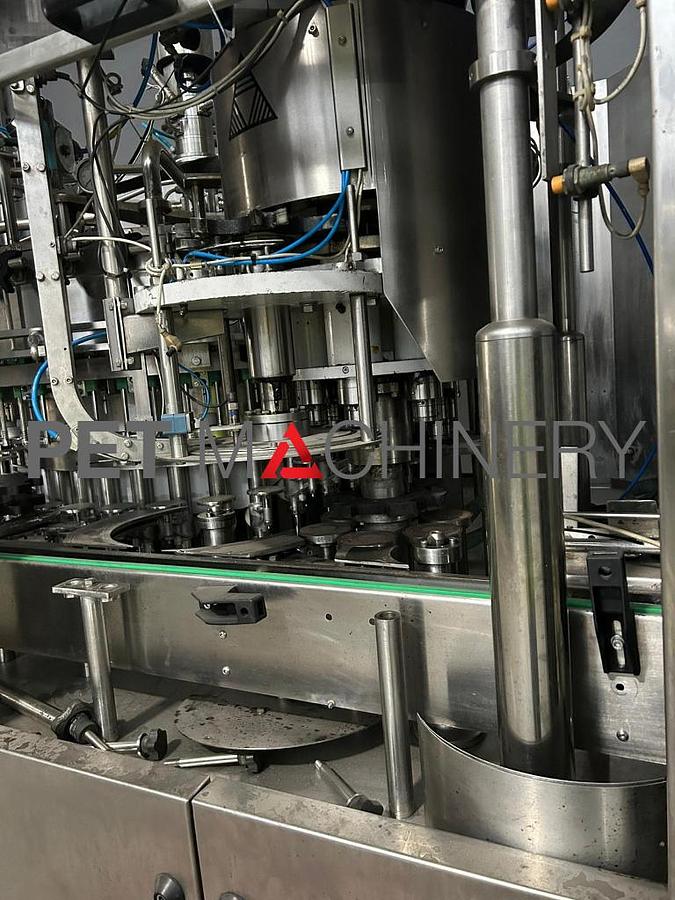 Used 1999 Poggio Rinser / Procomac Filler / Arol Crown capper for Glass Bottles