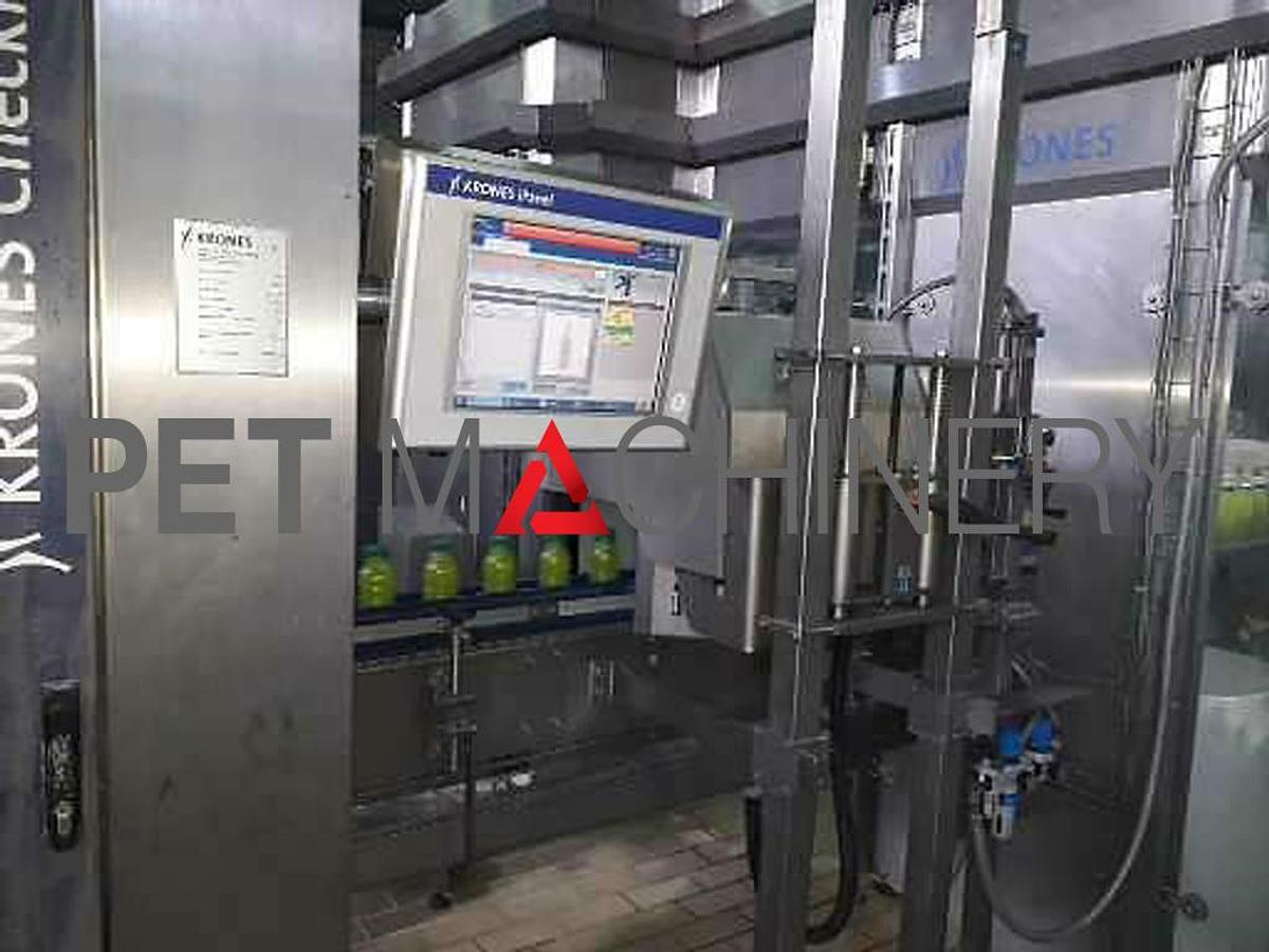 Usado 2012 Línea de embotellado en caliente de Krones para zumos y té helado