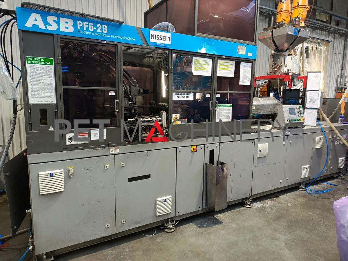 Used 2015 Nissei ASB PF6-2B v4 Injection Stretch Blow Moulding machine