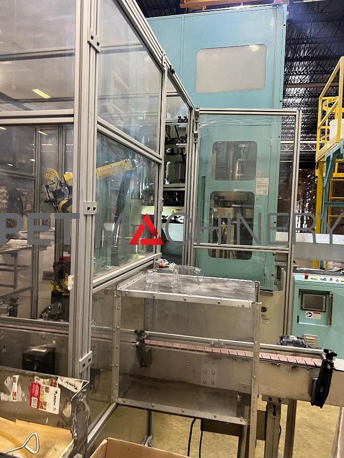Used 2010 Aoki SBIII 350LL-100 PET Injection Stretch Blow Moulding machines