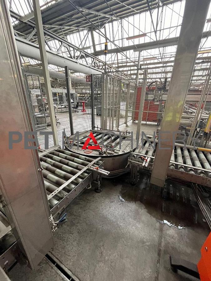 Used 2006 Kisters / Strema PET Bottle Palletizing system