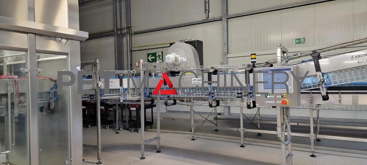 Used 2008 Krones Volumetic 72 valve PET Filler/Capper