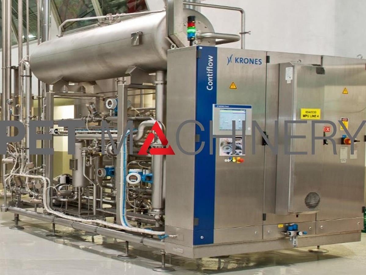 Usado 2012 Línea de embotellado en caliente de Krones para zumos y té helado