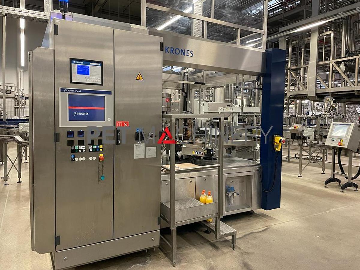 Used 2010 Krones Ultra Clean PET Bottling line for CSD, Cider, Water