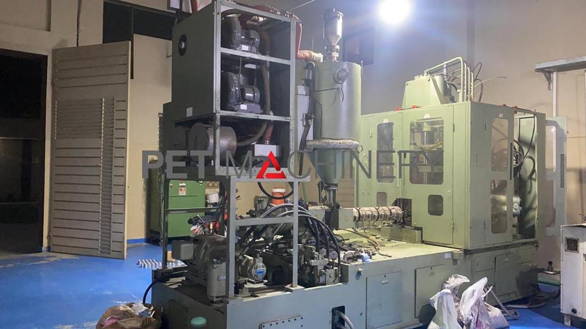 Usado 1997 Aoki SBIII 250LL-50 Máquina de moldeo por soplado y estirado por inyección