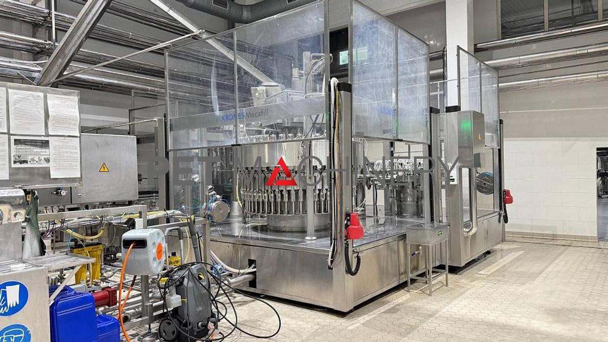 Used 2002 Krones PET Carbonated Beverages Bottling Line