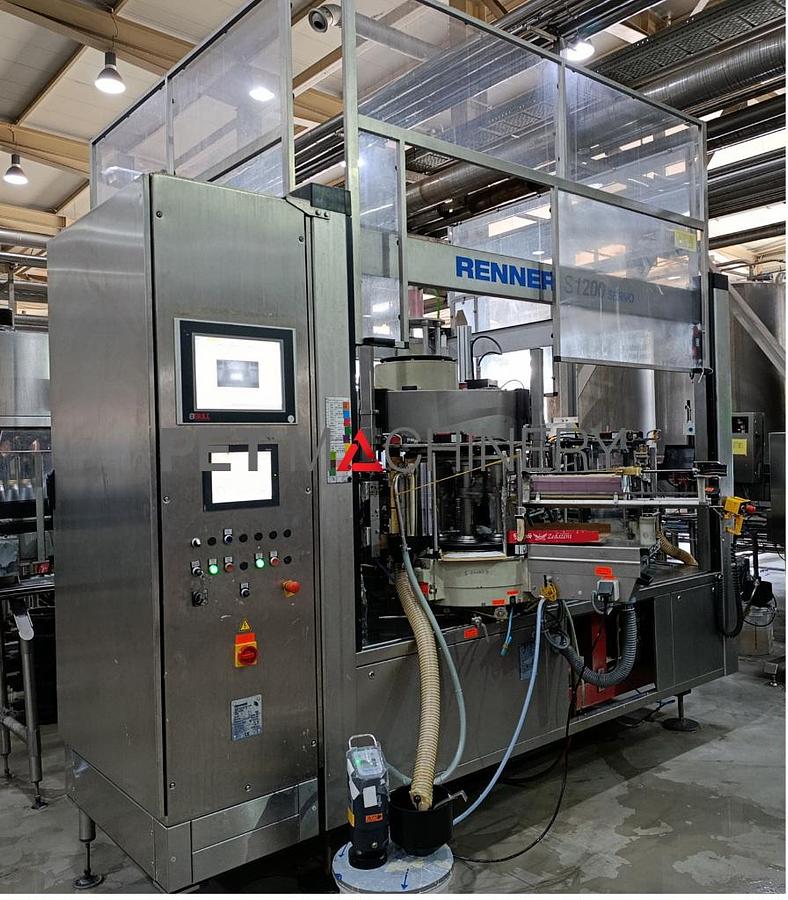 Used 2014 Renner S 1200 Servo Glass Bottle Labeller
