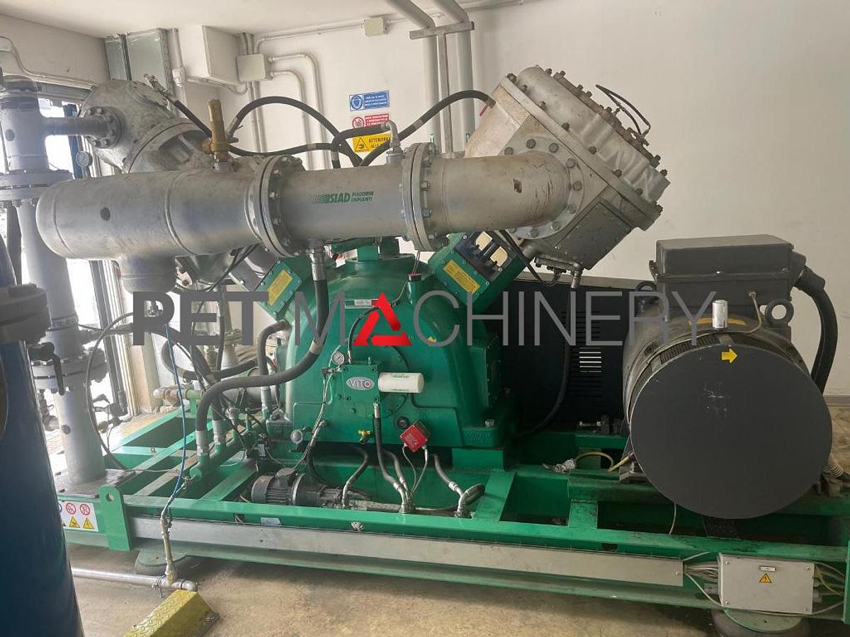 Used 2017 SIAD VITO 1950 High Pressure Oil-free Compressor system