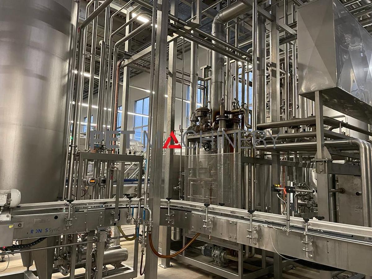 Used 2010 Krones Ultra Clean PET Bottling line for CSD, Cider, Water