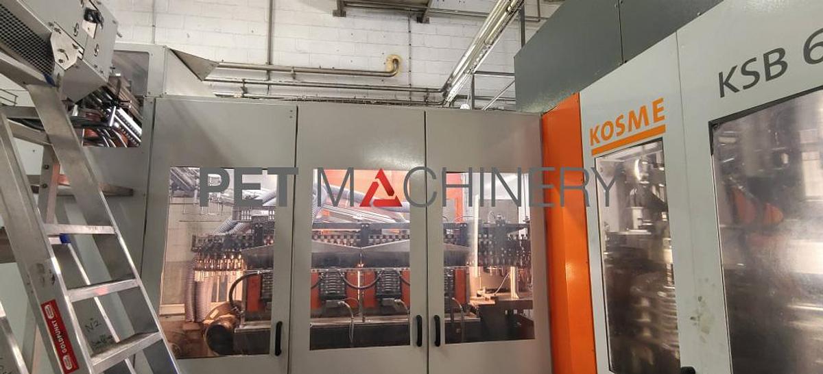 Used 2008 Kosme KSB 6R PET Stretch Blow Moulding machine