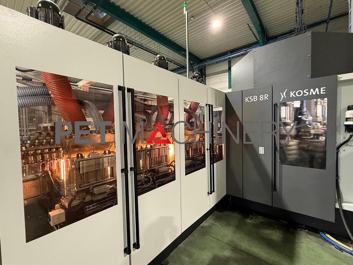 Used 2016 Kosme KSB 8R PET Stretch Blow Moulding machine