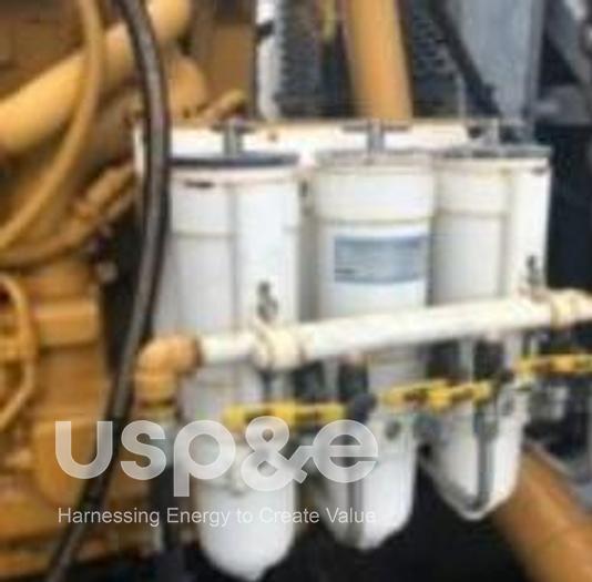 Used 3.4 MW 2013 New Caterpillar 3516C HD Diesel Generator Sets