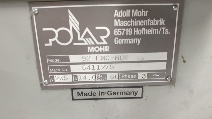Used 1994 Polar 92 EMC