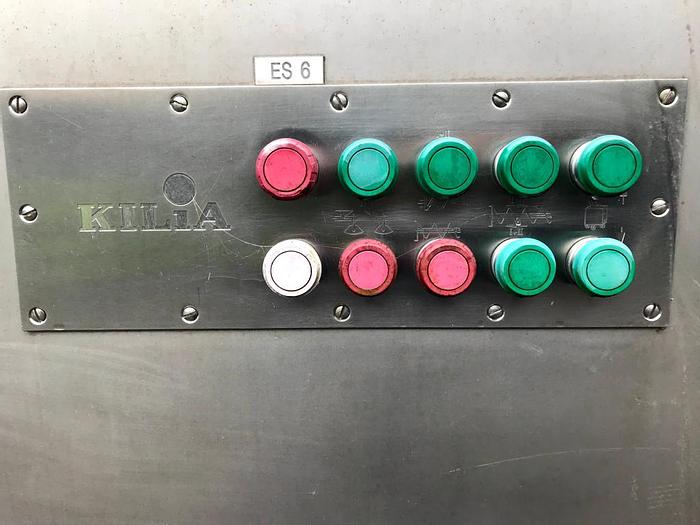 Used Kilia 160mm paddle mixer with loader