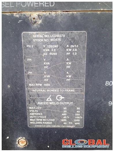 Used Item 0823 : Miller Big Blue 401 DX Welding Machine