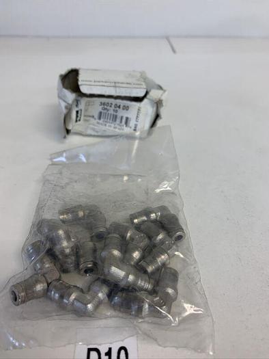 Parker 3602 04 00 Lot Of 10 Elbows Fast Shipping!