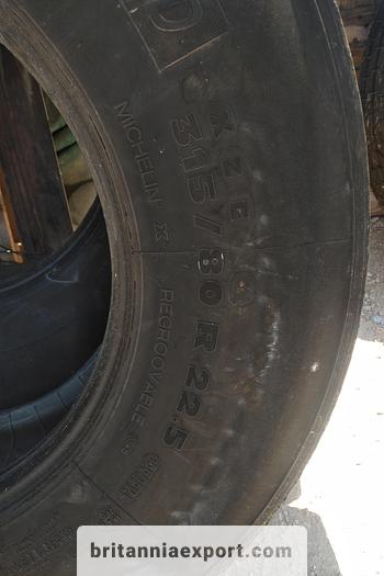 Used 2021 MICHELIN X Multiway 3D 315/80/R22.5 tyres