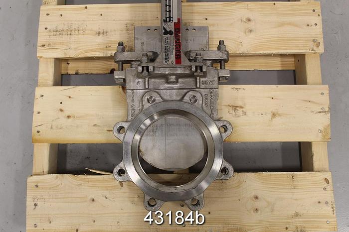 Used Dezurik 6" Air Operated Knife Gate Valve #43184