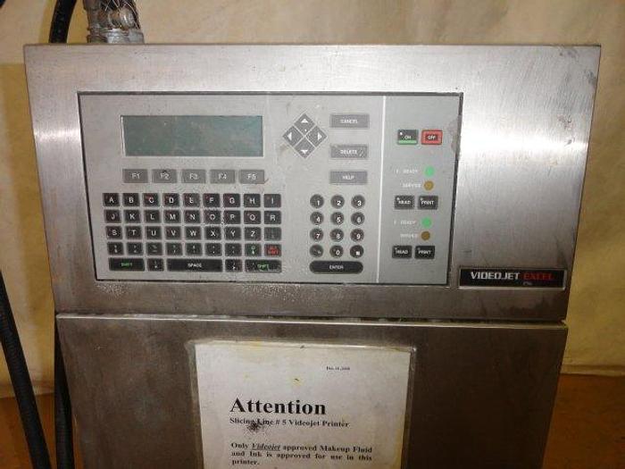 Used Videojet Dual Printhead Ink Jet Printer; Md#Excel/273SE