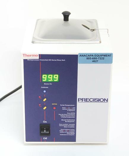 Used Thermo Precision 280 Series 2829 Water Bath Microprocessor Controlled (4627)