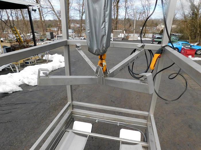 Used EXPERT PROCESS SUPER SACK UNLOADER – 3800# CAPACITY – ALL STAINLESS STEEL (#9762)