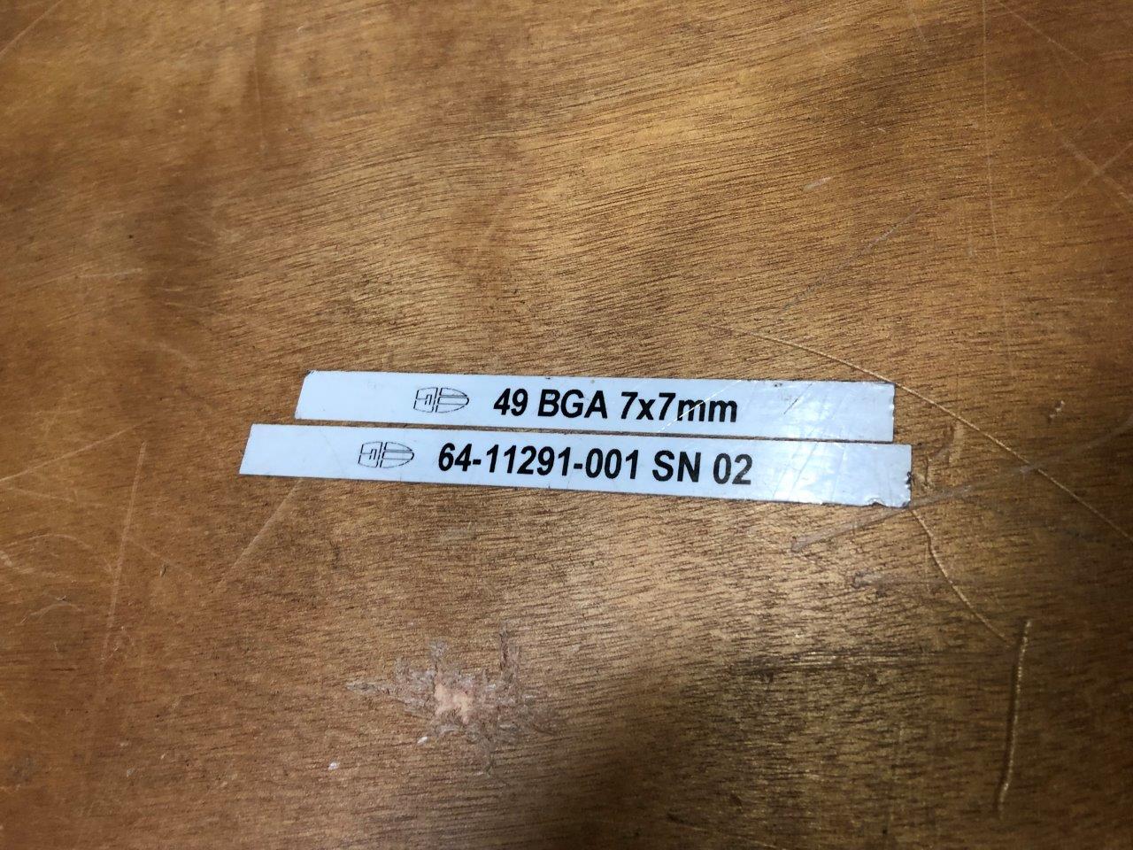 Used MULTITEST MT9510 49 BGA 7x7mm Change Kit