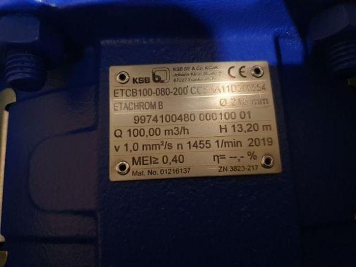 2019 New KSB Etachrom B Centrifugal Pump