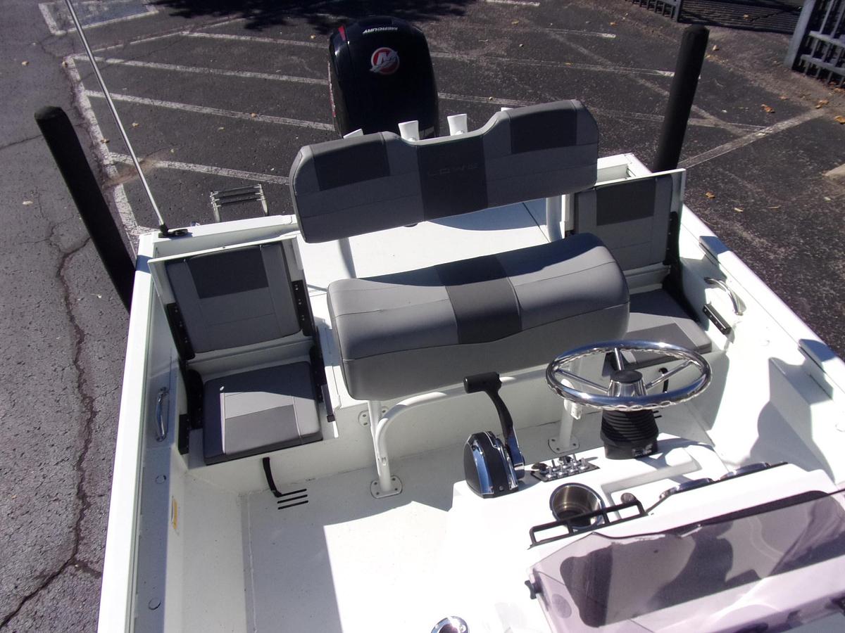 Used 2022 Lowe 20 Bay with Mercury 150 Pro XS ONLY 9 HOURS and 2 year warranty