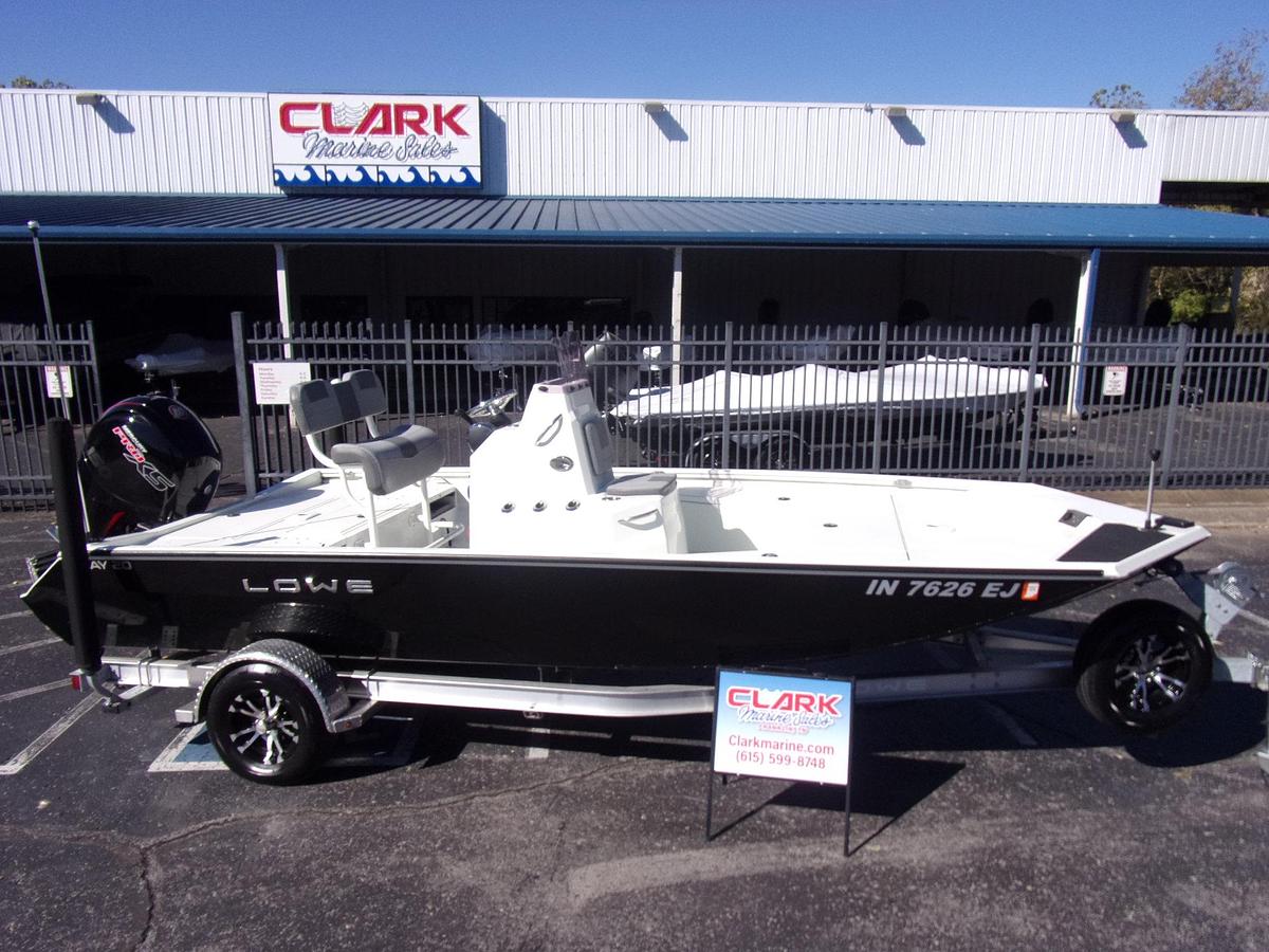 Used 2022 Lowe 20 Bay with Mercury 150 Pro XS ONLY 9 HOURS and 2 year warranty