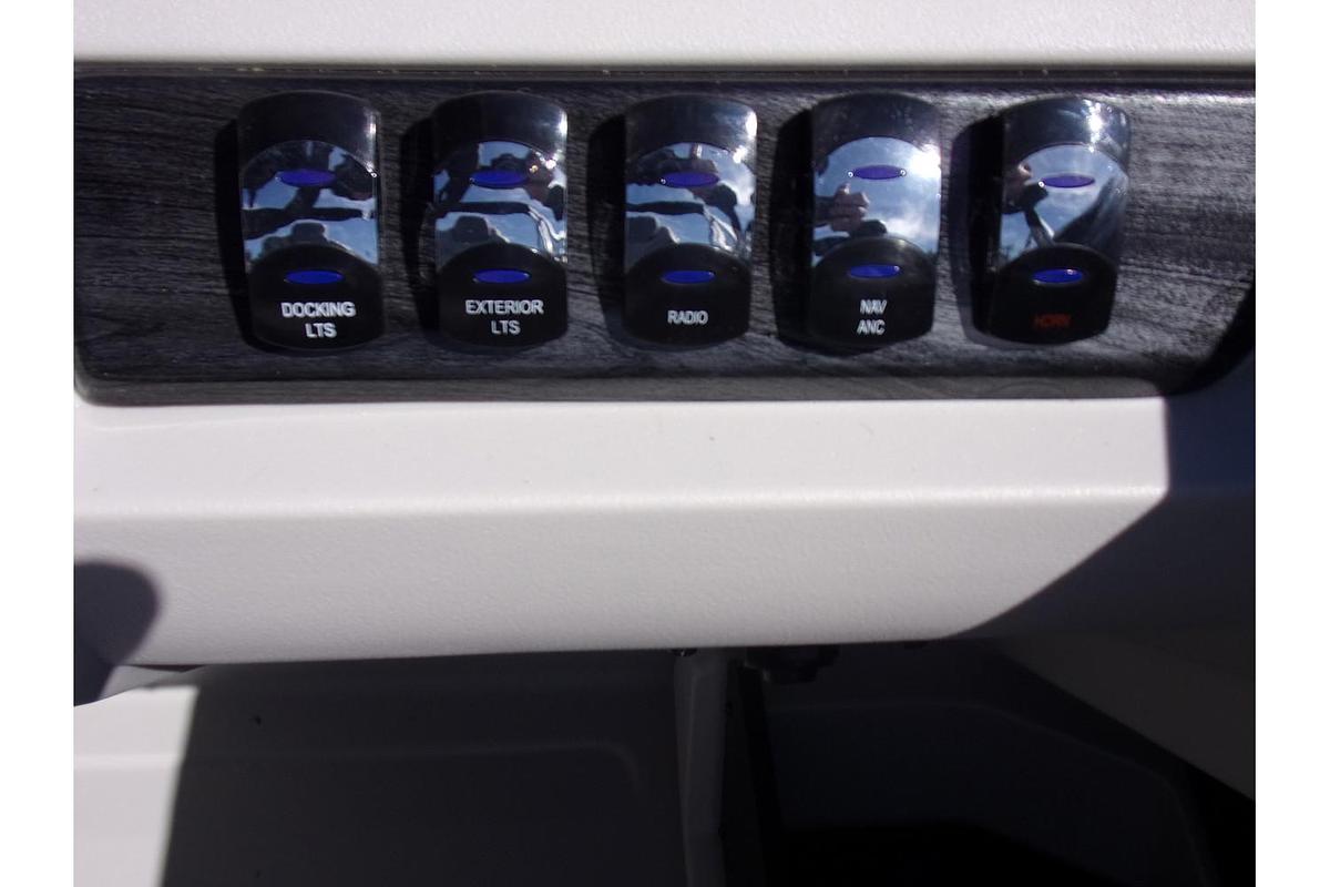 2025 Avalon 25 LSZ Quad Lounger Shift triple log with Mercury 250 Pro XS 4-stroke