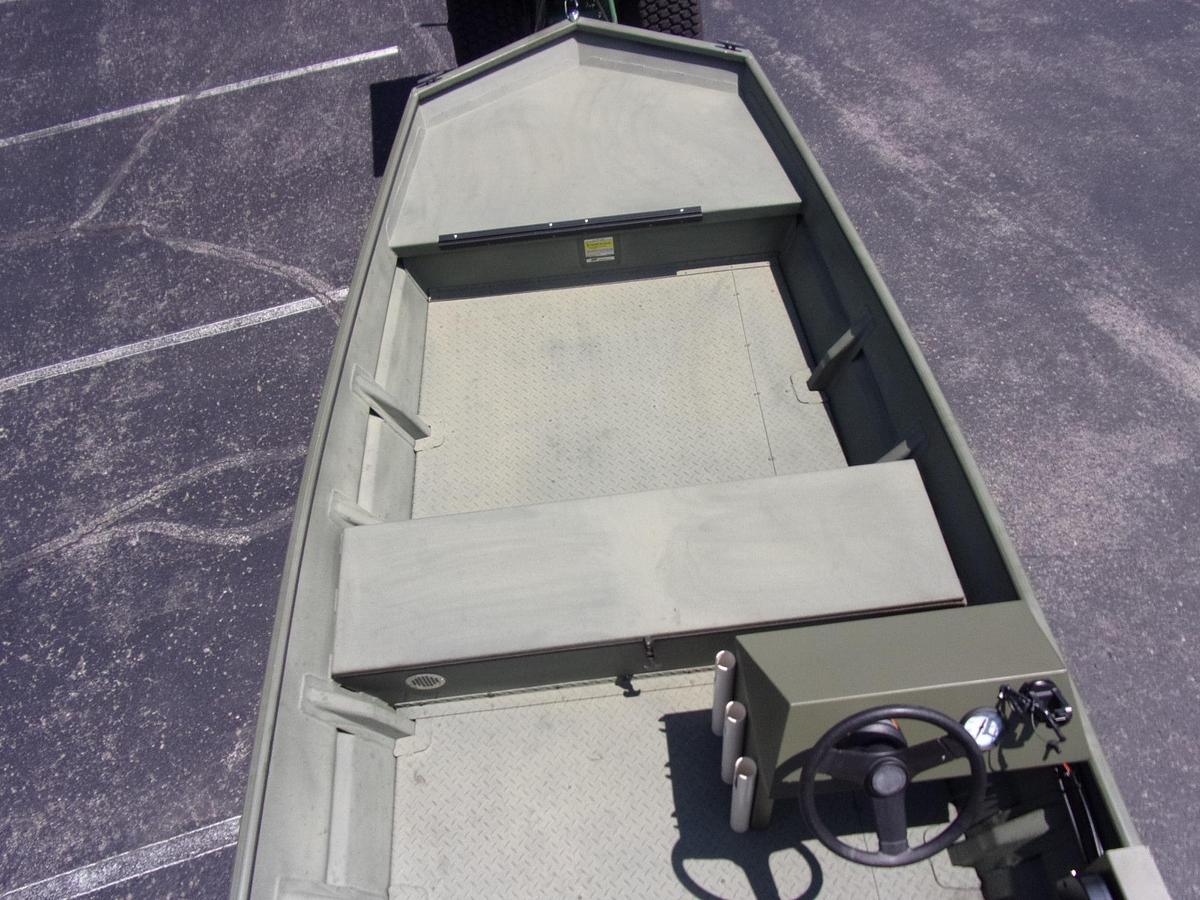 Used 2015 SeaArk 1652 Side Console with low hour, 2023 Suzuki DF 50 4-stroke