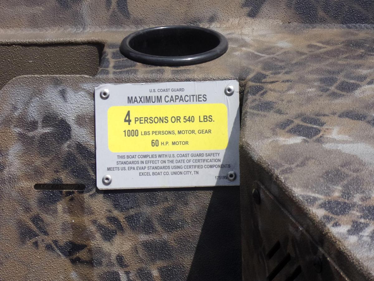 Used 2026 Excel 1751 River Warrior