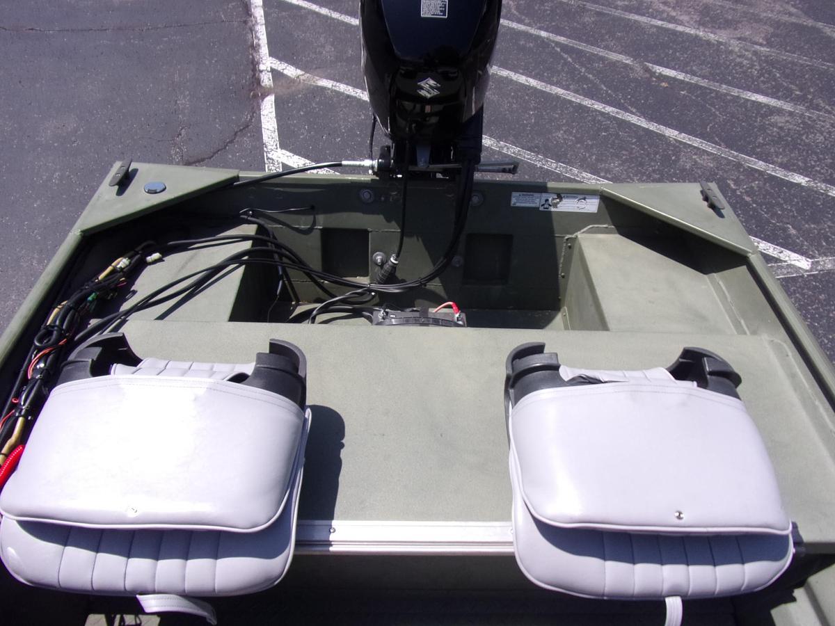 Used 2015 SeaArk 1652 Side Console with low hour, 2023 Suzuki DF 50 4-stroke