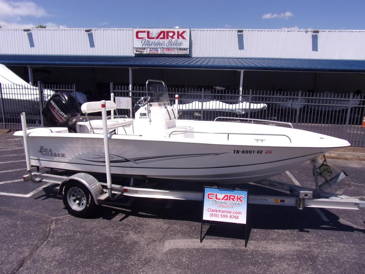 Used 2012 SeaChaser / Carolina Skiff 1800 CC with Mercury 90 4-stroke with only 20 hours!