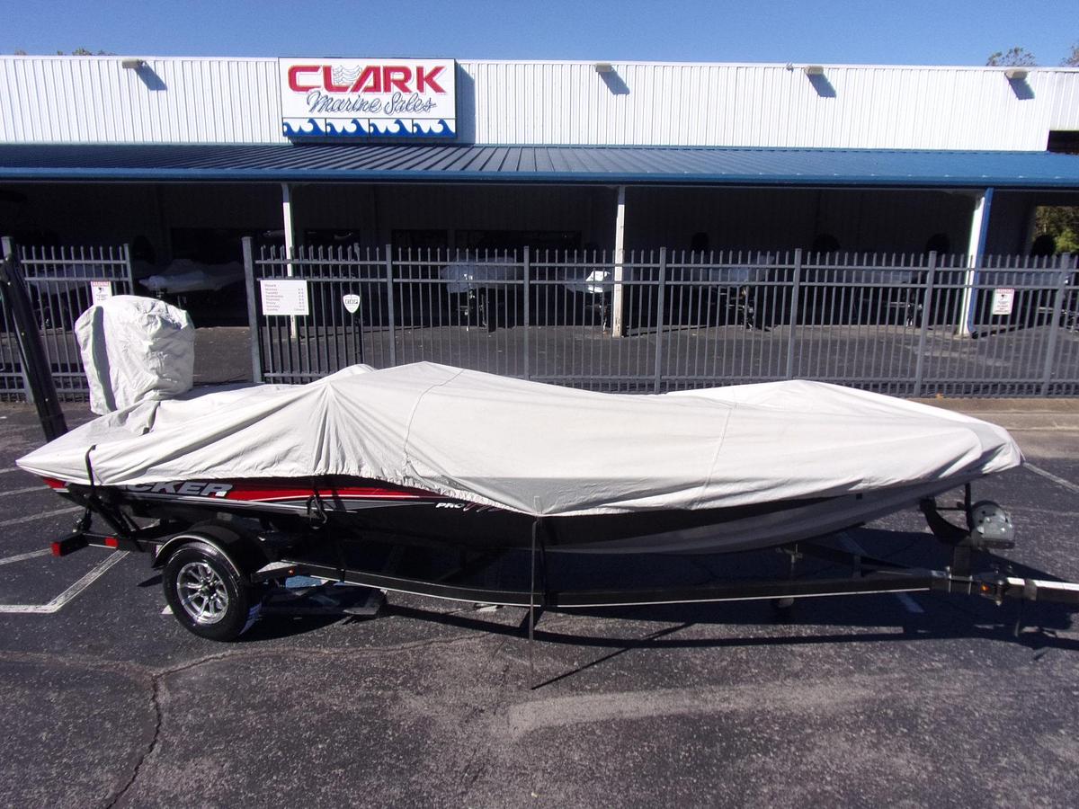 Used 2017 Tracker 175 TXW with Mercury 75 4-stroke, brand new carpet, Garmin 93 SV and Power Pole