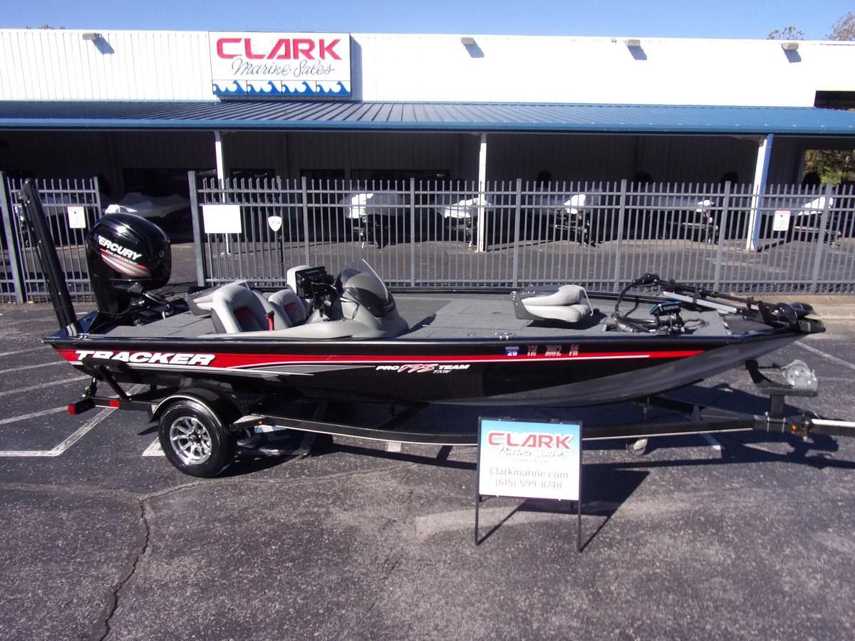 Used 2017 Tracker 175 TXW with Mercury 75 4-stroke, brand new carpet, Garmin 93 SV and Power Pole