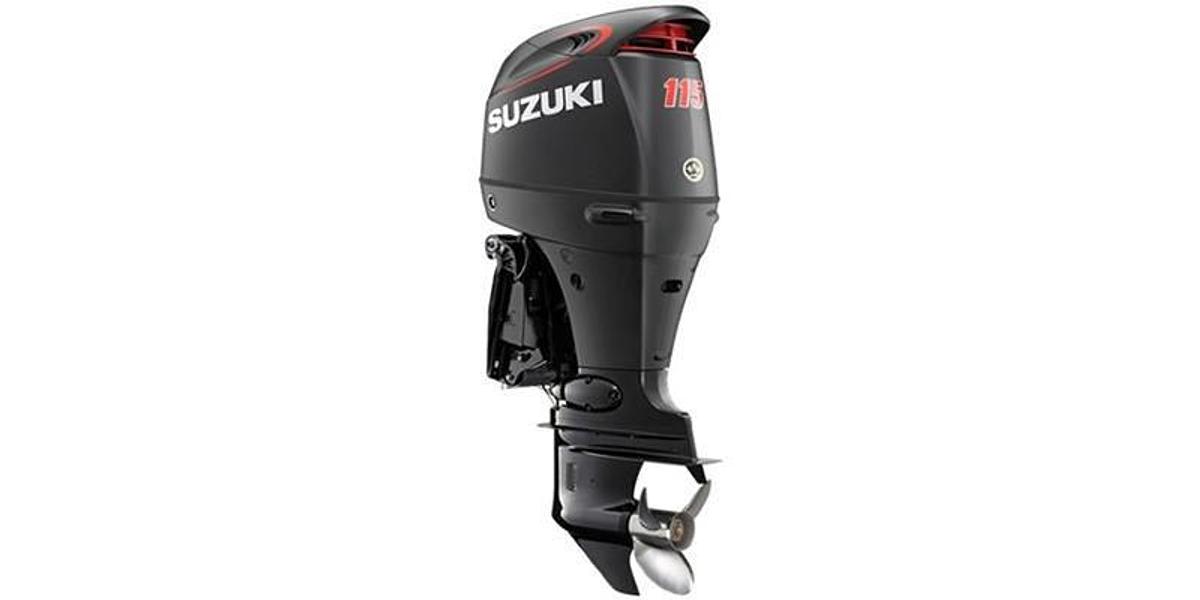 2025 Suzuki Marine DF 115 SS - IN STOCK and ON SALE.  INCLUDES A FREE SOLAS STAINLESS PROP.