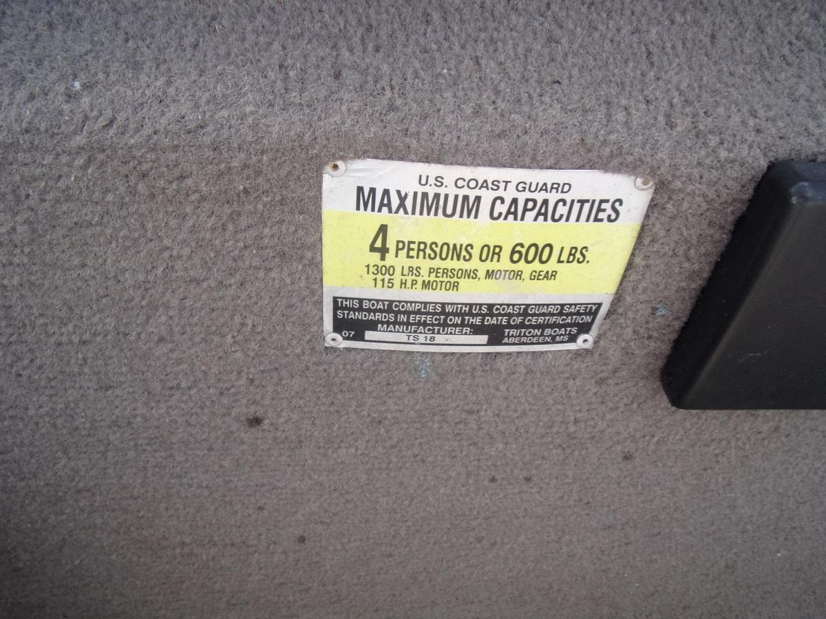 Used 2010 Triton TS 18