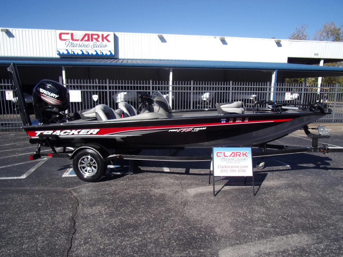 Used 2017 Tracker 175 TXW with Mercury 75 4-stroke, brand new carpet, Garmin 93 SV and Power Pole