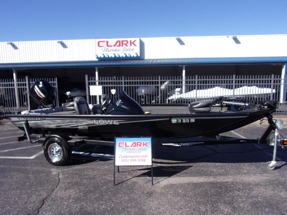 Used 2021 Lowe 175 C Stinger with Mercury 60 CT and engine warrnanty until Feb. 2029