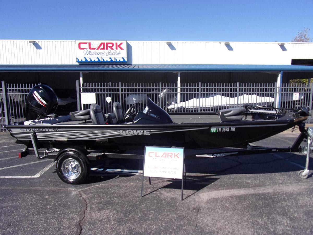 Used 2021 Lowe 175 C Stinger with Mercury 60 CT and engine warrnanty until Feb. 2029