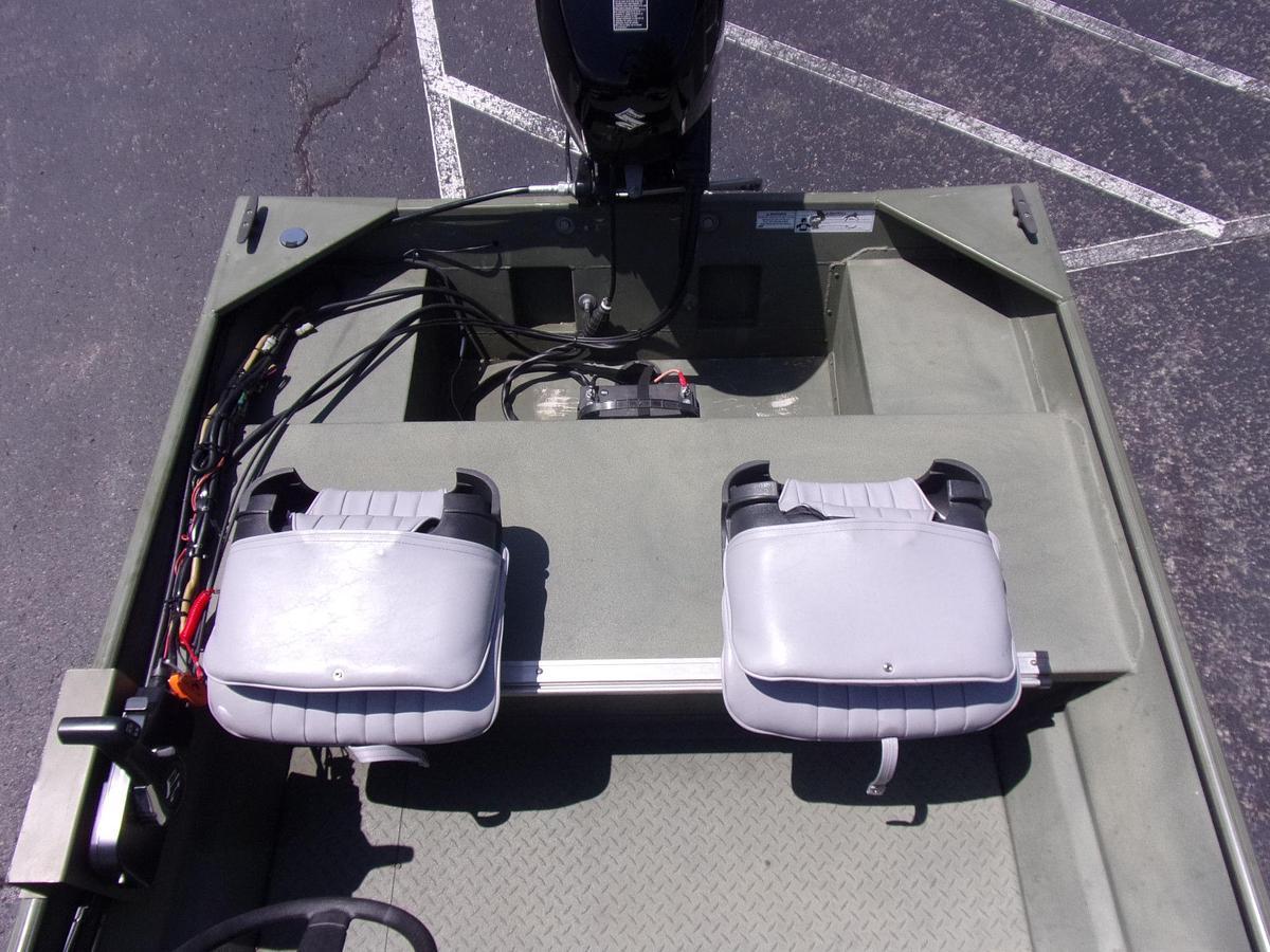 Used 2015 SeaArk 1652 Side Console with low hour, 2023 Suzuki DF 50 4-stroke