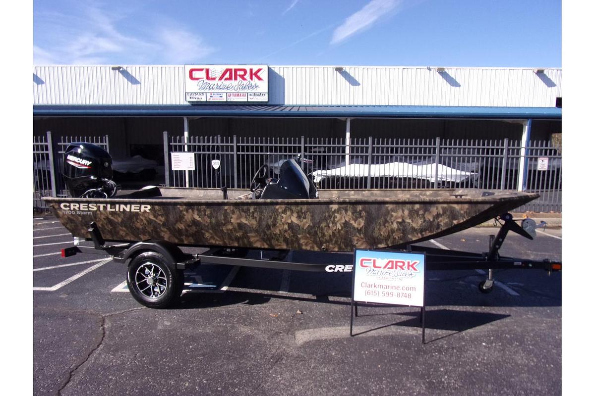 2025 Crestliner 1700 Storm jet drive